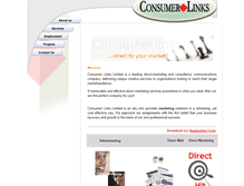 Tablet Screenshot of consumerlinksltd.com